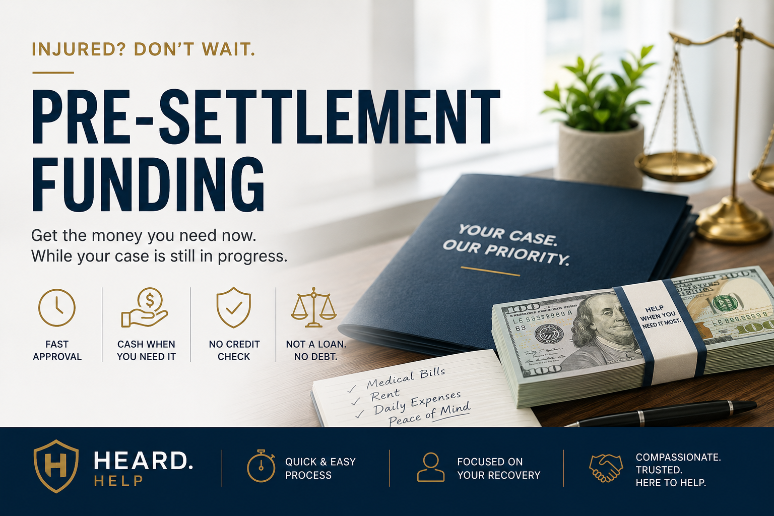 Pre-settlement funding overview